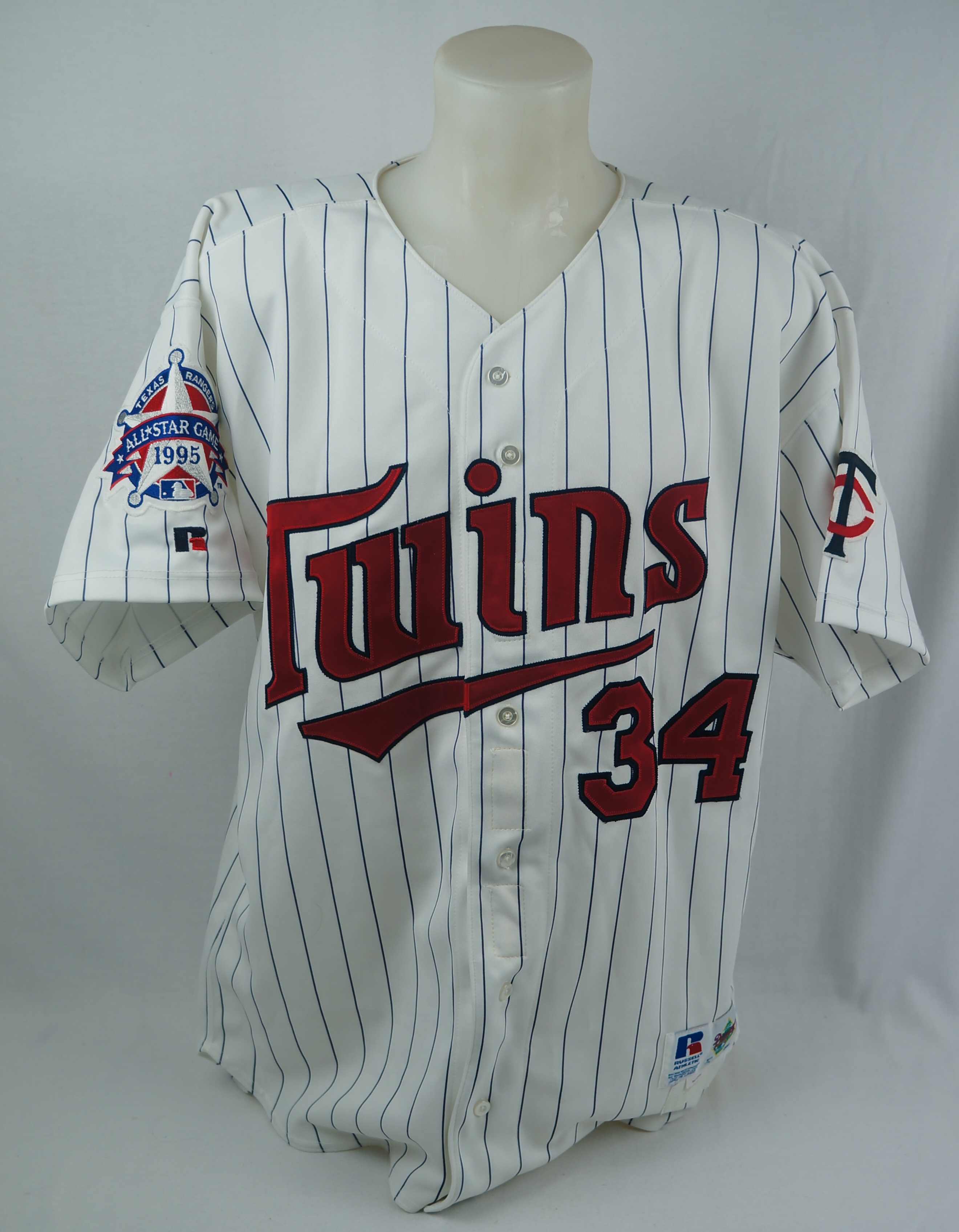 Lot Detail - Kirby Puckett 1994 Minnesota Twins Game Used Jersey w/Puckett  Family Letter