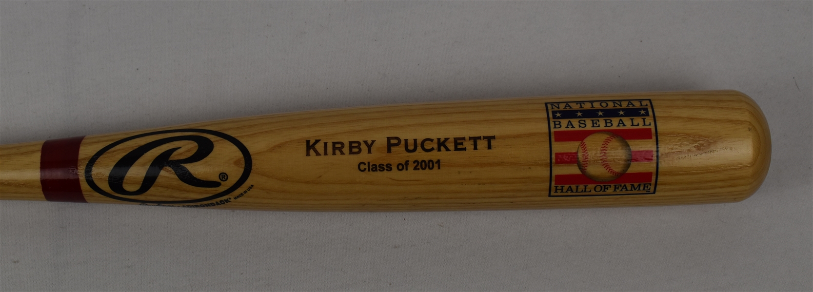 Kirby Puckett 2001 Hall of Fame Induction Engraved Bat