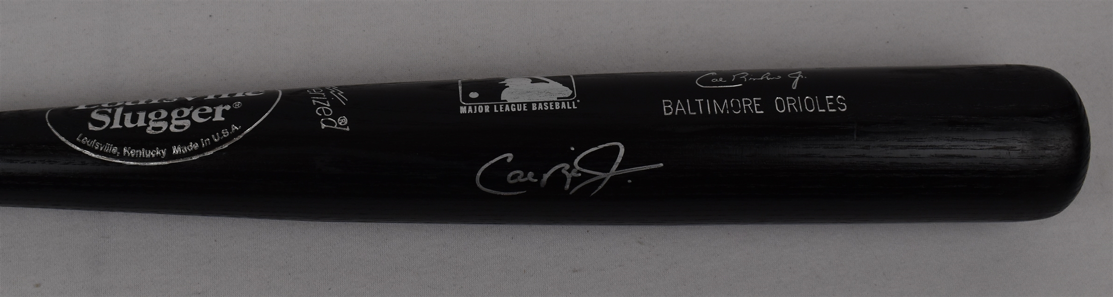 Cal Ripken Autographed Bat w/Puckett Family Provenance