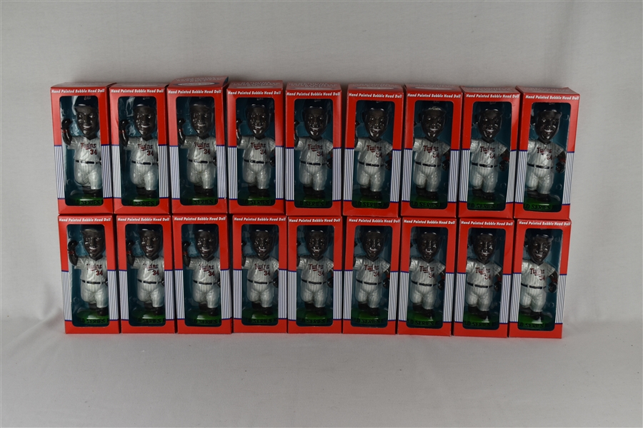 Kirby Puckett Case of 1991 Limited Edition Hero Bobbleheads w/Puckett Family Provenance