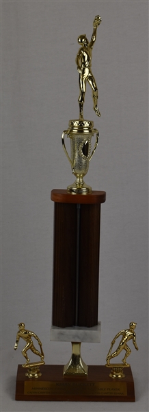 Kirby Pucketts 1994 Minnesota Twins Team MVP Trophy w/Puckett Family Provenance
