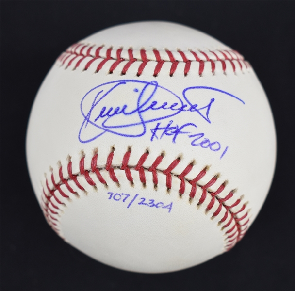 Kirby Puckett Autographed & Inscribed HOF 2001 Limited Edition #707/2,304 Baseball w/Puckett Collection LOA