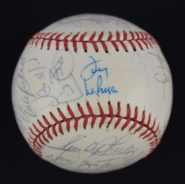 Team Signed 1991 All-Star Baseball w/Puckett Family Provenance