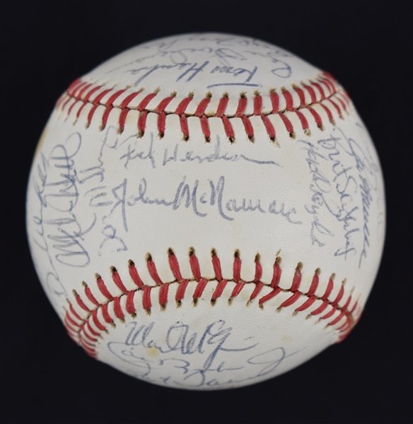 Team Signed 1987 All-Star Baseball w/Puckett Family Provenance