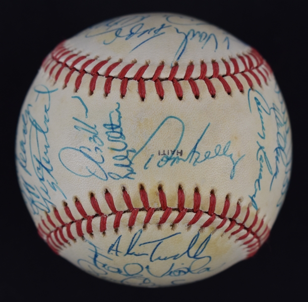 Team Signed 1988 All-Star Baseball w/Puckett Family Provenance