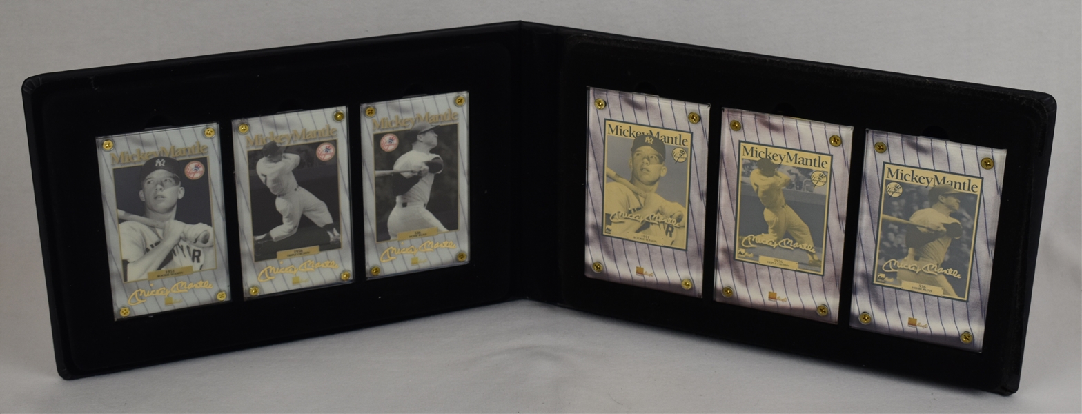 Mickey Mantle Authentic Images Limited Edition Card Set