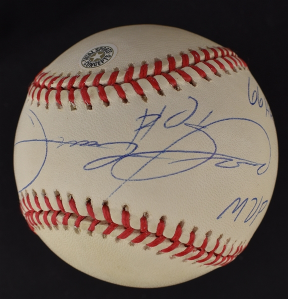 Sammy Sosa Autographed & Inscribed 1998 MVP Baseball