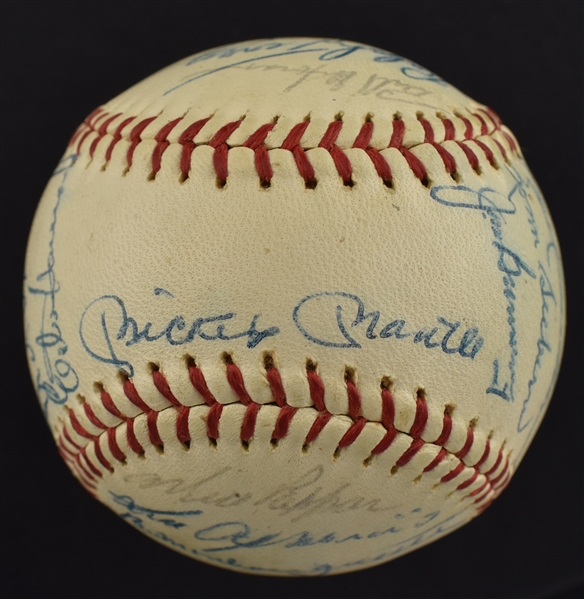 American League 1962 All-Star Team Signed Baseball w/Mickey Mantle & Roger Maris