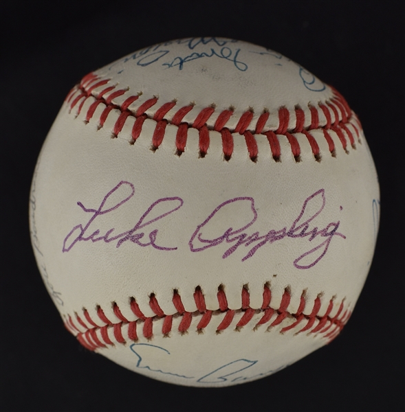 Legendary Shortstops Autographed Baseball w/Ripken & Banks