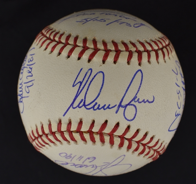 Nolan Ryan Autographed 7 No-Hitters Limited Edition #31/347 Baseball