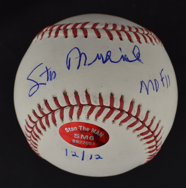 Stan Musial Autographed Limited Edition #12/12 Baseball