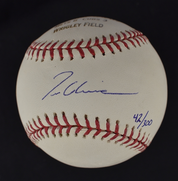 Tom Glavine Autographed Limited Edition 300 Win Baseball 