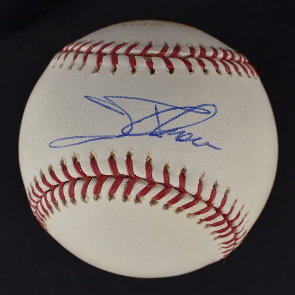 Jim Thome Autographed Engraved 600th HR Baseball  