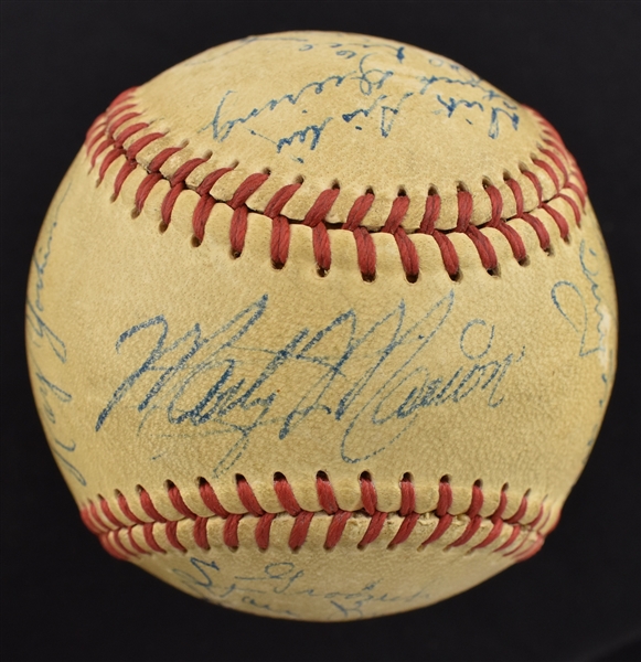 St. Louis Cardinals 1948 Team Signed Baseball w/Musial & Marion