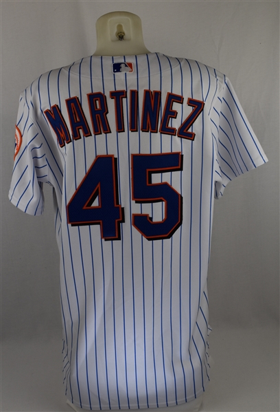 Pedro Martinez c. 2005-06 New York Mets Game Used Jersey w/Dave Miedema