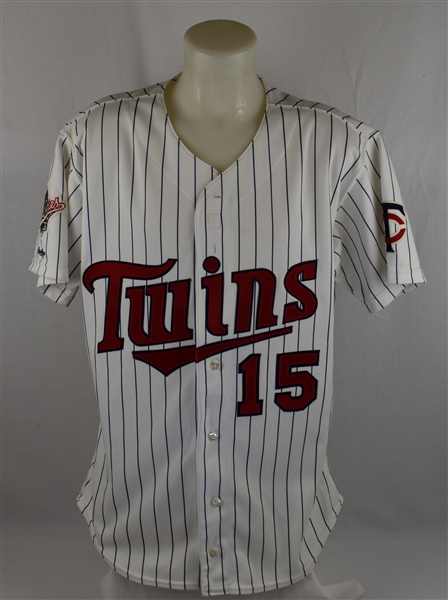 Lenny Webster 1991 World Series Game Used Jersey