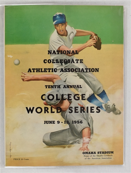 College World Series 1956 Program