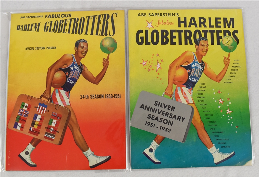 Harlem Globetrotters 1950 & 1951 Programs
