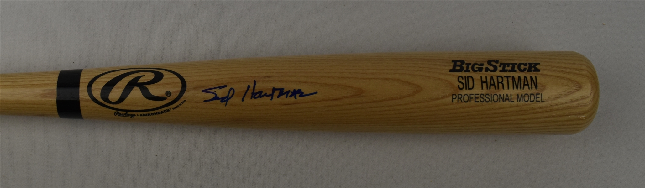 Sid Hartman Autographed Bat
