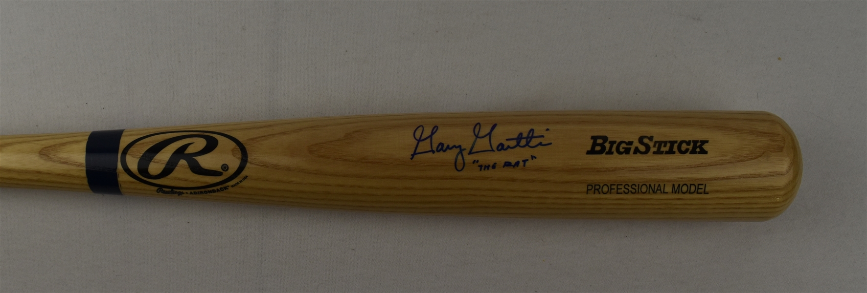 Gary Gaetti Autographed & Inscribed Bat