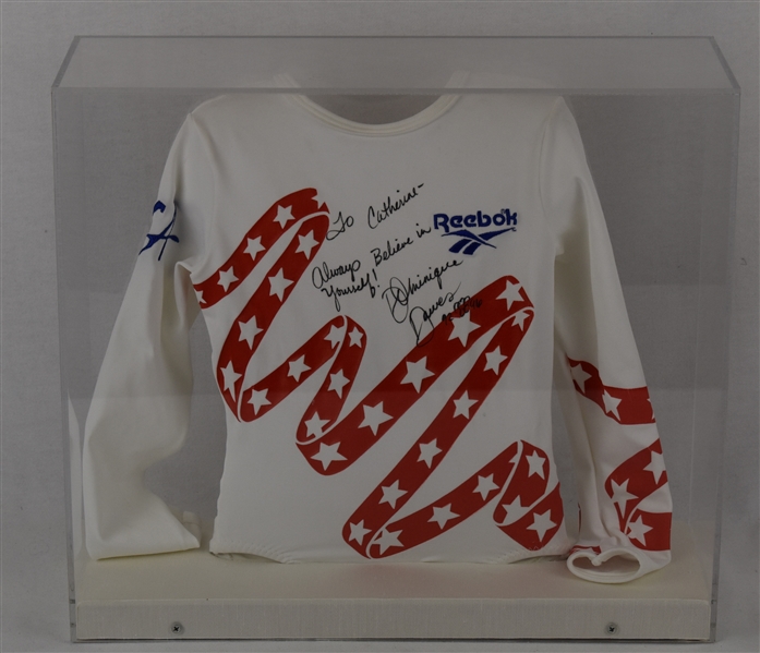 Dominique Dawes Autographed Shirt & Display w/Puckett Family Provenance