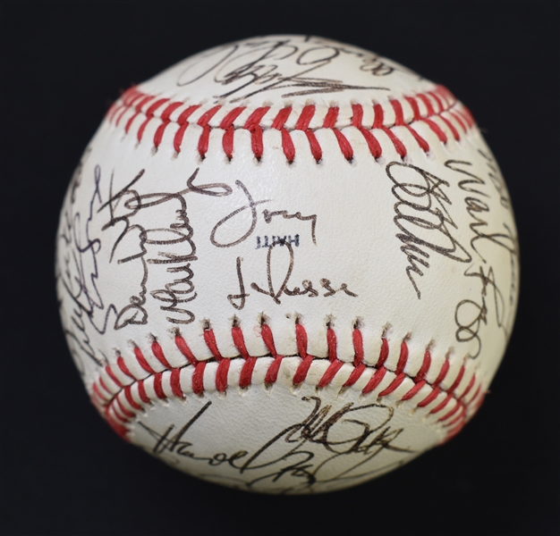 American League 1989 Team Signed All-Star Baseball   