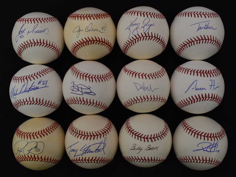 Minnesota Twins Lot 12 Autographed Baseballs
