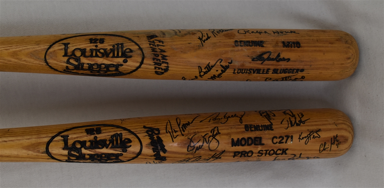 Minnesota Twins Lot of 2 Autographed Bats