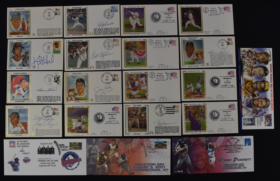 Collection of 20 First Day Covers w/8 Autographed