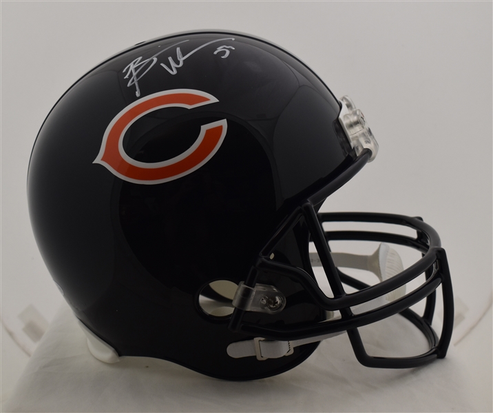 Brian Urlacher Autographed Chicago Bears Full Size Replica Helmet Beckett