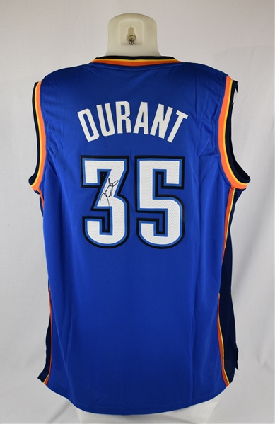Kevin Durant Autographed OKC Thunder Jersey