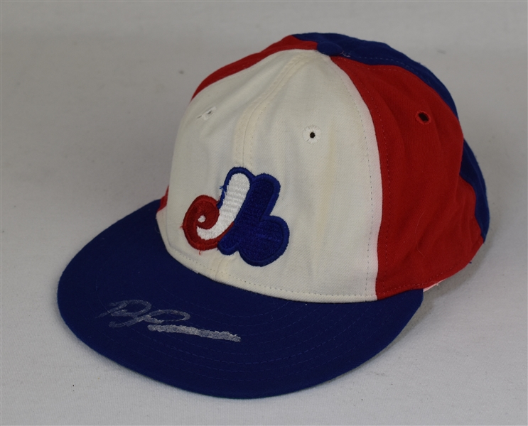 Terry Francona Game Used & Autographed Montreal Expos Hat