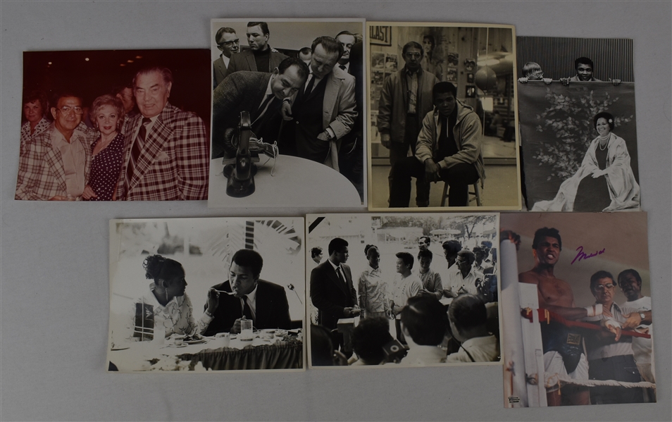 Muhammad Ali Collection of Original Photos & Autographed 8x10 