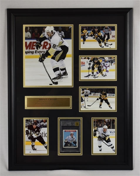 Sidney Crosby Autographed Framed Display