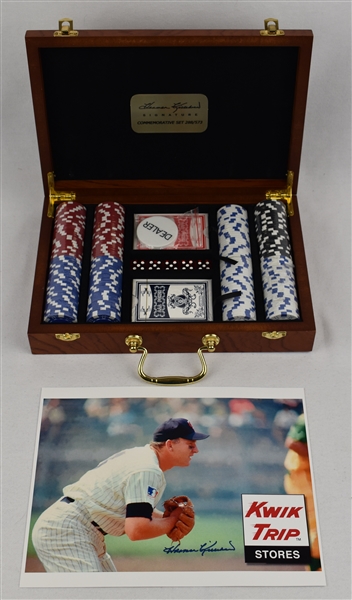 Harmon Killebrew Autographed & Inscribed Limited Edition Poker Set & Photo #3/3