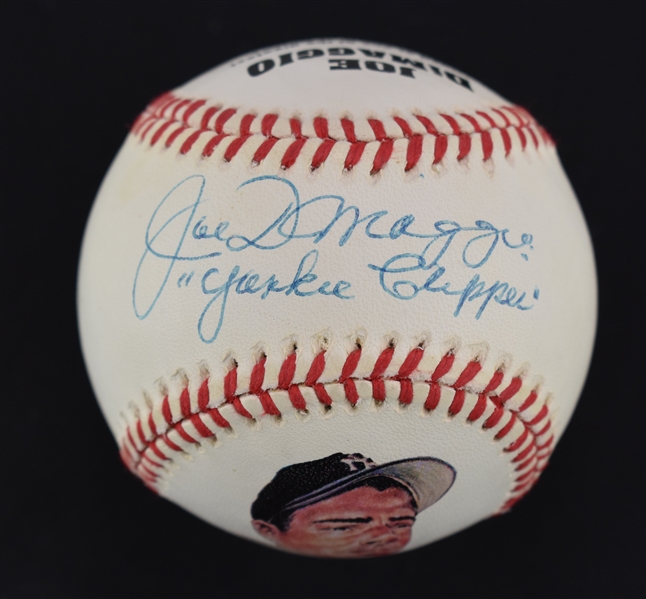 Joe DiMaggio Autographed & Inscribed Yankee Clipper Baseball 