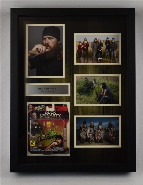 Jase Robertson Duck Dynasty Autographed Framed Display