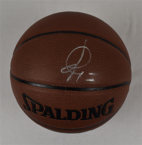 Ricky Rubio Autographed Basketball 