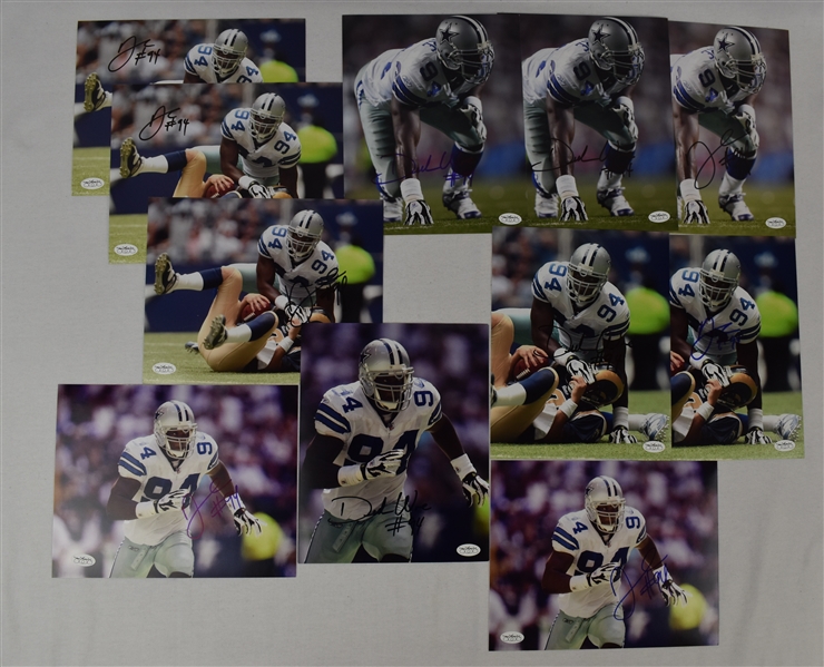 Demarcus Ware Lot of 11 Autographed 8x10 Photos