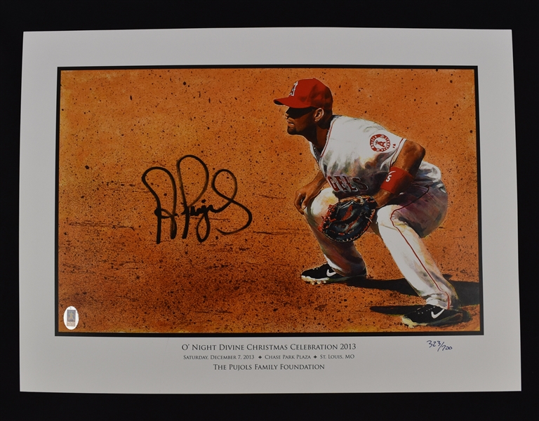 Albert Pujols Autographed Limited Edition 11x14 Photo 