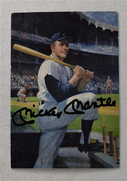 Mickey Mantle Autographed 5x7 Photo