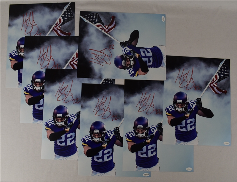 Harrison Smith Lot of 7 Autographed 11x14 Photos