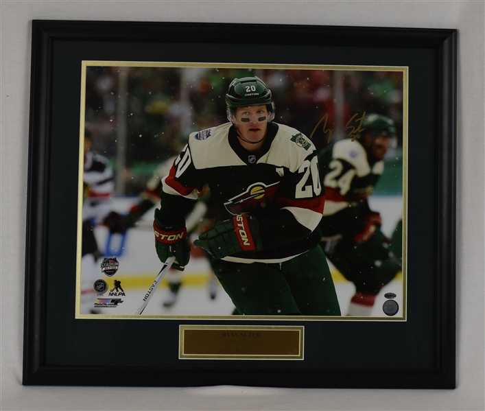 Ryan Suter Autographed Framed 16x20 Photo