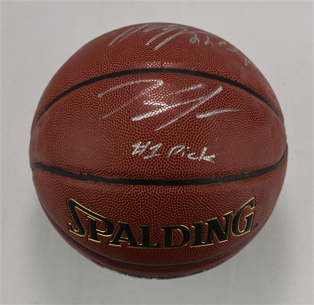 Karl-Anthony Towns & Andrew Wiggins Dual Signed Basketball