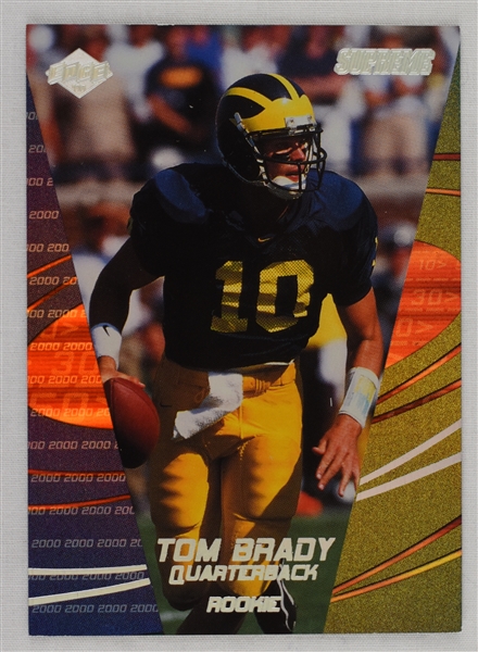 Tom Brady 2000 Collectors Edge Supreme  Rookie Card #176 Limited Edition #515/2000