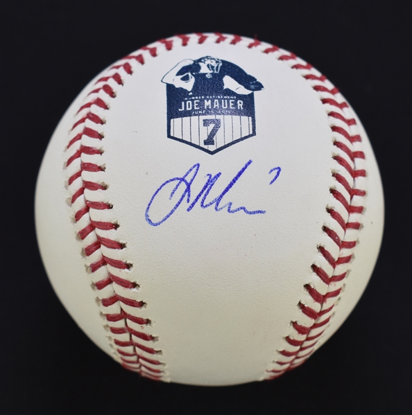 Joe Mauer Autographed Baseball MLB