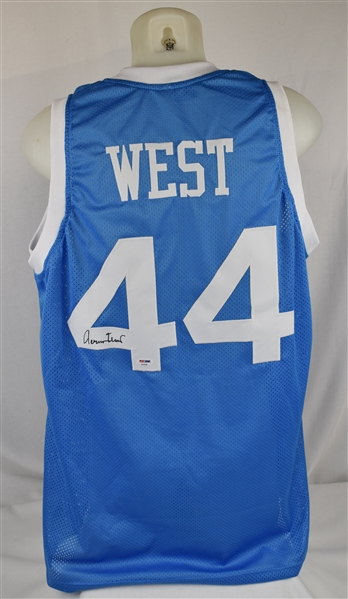 Jerry West Autographed Lakers Jersey