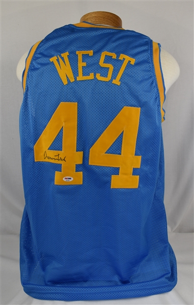 Jerry West Autographed MPLS Jersey