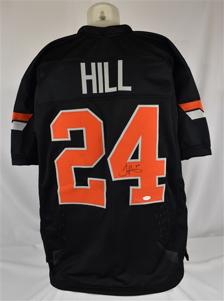Tyreke Hill Autographed Oklahoma State Cowboys Jersey