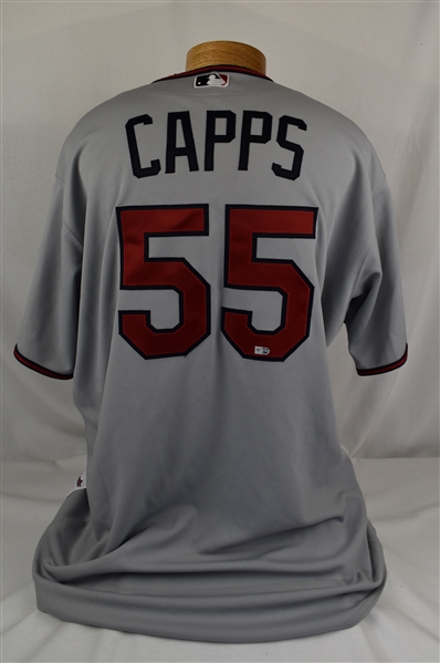Matt Capps 2010 Minnesota Twins Game Used Jersey MLB